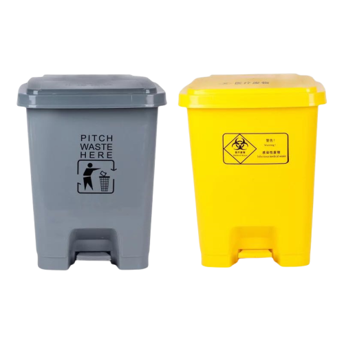 Lixeira com pedal hospitalar