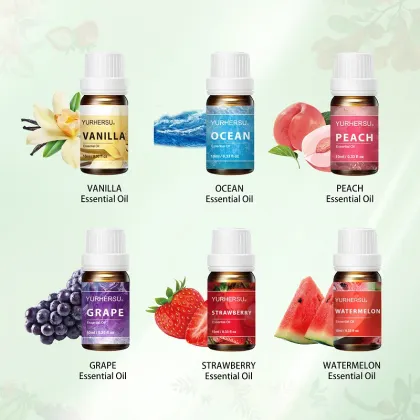 YURHERSU Massage Body Essential Oil - 10ml Lavender & Rosemary Oil