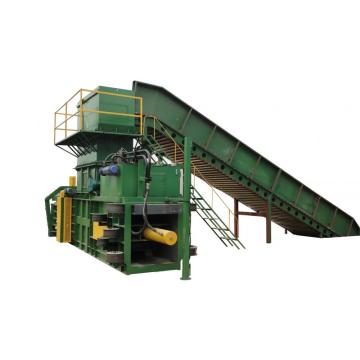 automatic hydraulic plastic bottle baling press machine