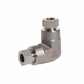 SS316 Stainless Steel Ultra-High Pressure Double Ferrule Elbow Compression Tube Fittings 1/4 to 1 Inch 20000psi