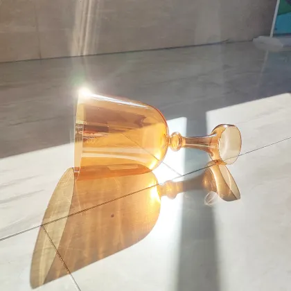 Golden Tea Crystal Chalice Singing Bowl