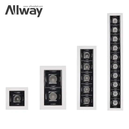 ALLWAY Commercial Linear Recessed LED Ceiling Downlight: Innovative Design for Bright Illumination