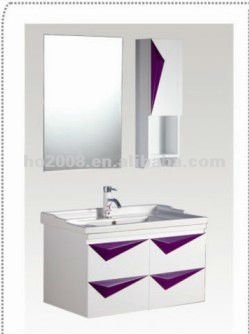 Sanitary Ware Solid Wood(PVC available) Bathroom Cabinet HD-6646-8