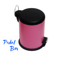 Bathroom Round Foot Pedal Stainless Steel Trash Bin