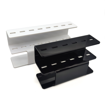 Marble Box Pink 10/8/6 Slot Black Cover Display Stand for Eyelash Extension Tools