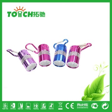 New design TL-5015 CR2032 convenient promotional gift mini keychain flashlight