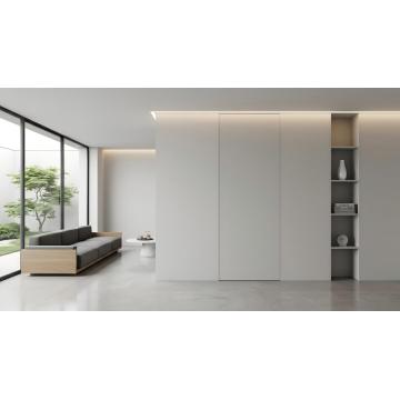 Laje de porta de madeira com núcleo sólido de estrutura invisível moderna