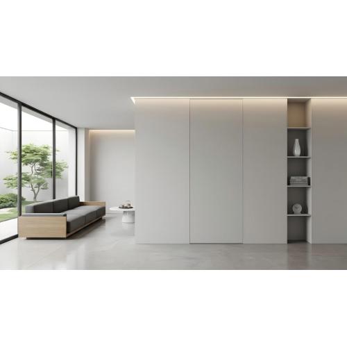 Laje de porta de madeira com núcleo sólido de estrutura invisível moderna