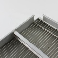 Dekorativ metall linjär bar golv register galler diffusor