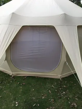 Waterproof Cotton Canvas Family Camping Lotus Tent