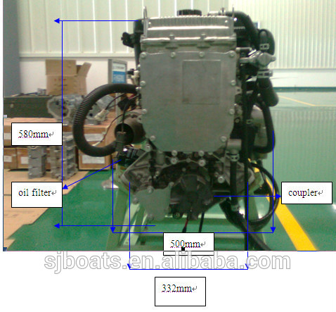Small Inboard Engine 100hp 200hp For Water Jet Boat Marine Jet Engine ...