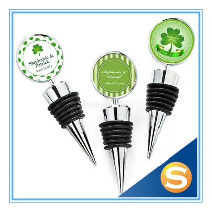 Wholesale Custom Design dice crystal wine stopper