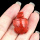 Red Jasper 1.0Inch Turtle Ornament Handmade Craved Animal Figurine Tortoise Sculpture for Home Decoration