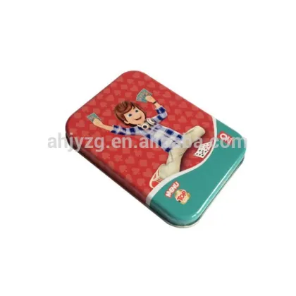 cartoon design cards packaging tin box
