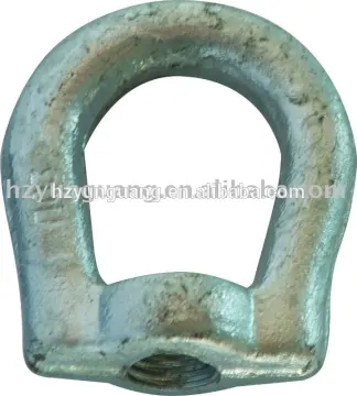 power overhead line fitting hot-dip galvanized steel nut electric pole hardware accessory coupling nut