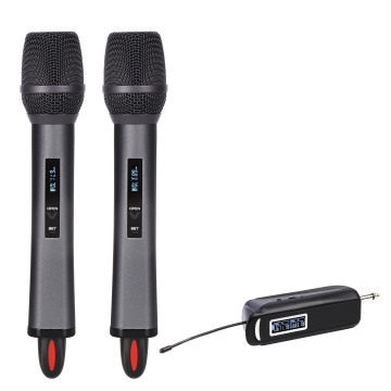 Magnetic Rechargeable Professional UHF Wireless Microphone