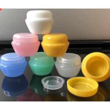 5pcs/lot 5g/10g/20g Plastic Empty Makeup Jar Pot Refillable Sample bottles Travel Face Cream Lotion Cosmetic Container