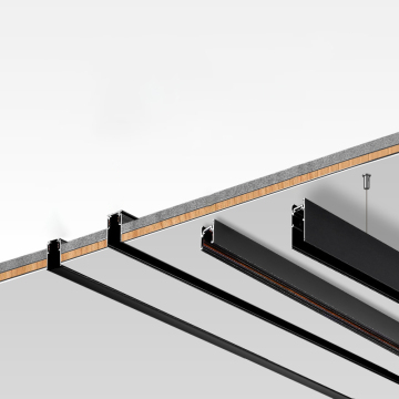 Magnetic Recessed LED Track Lighting 48V Ceiling System