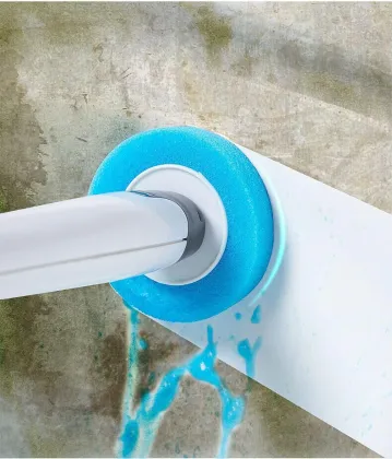 Disposable Toilet Brush Head(Starter Kit with 8 Refills)