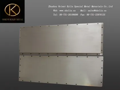 pure tungsten plate sheet foil well known