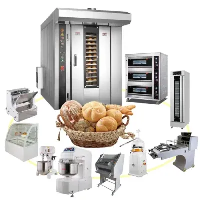 Commercial Bakery 12 Pans Electric Gas Bread Cake Cookie Biscuit Baking Equipment Convection Oven Complete Croissant Baking Line Bakery Oven