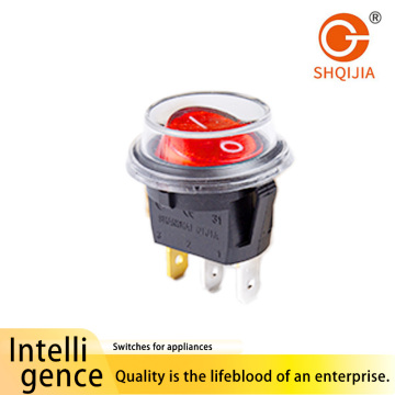 Red Black Round Boat Type Switch R13 311