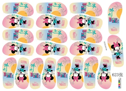 EVA Heat Transfer Stickers for Slippers