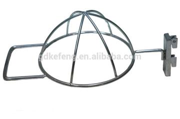 clip rectangle hanging hat display shelf
