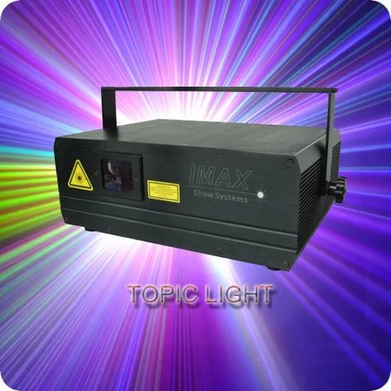 Dj Equipment Dj Laser Lighting 3w Rgb For Clubs / Bars