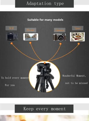 Zomei 3 Legs Detachable Flexible Digital Camera Tripod