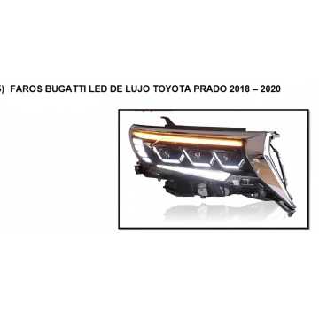Faros de accesorios 4x4 para Toyota Prado 2018-2020
