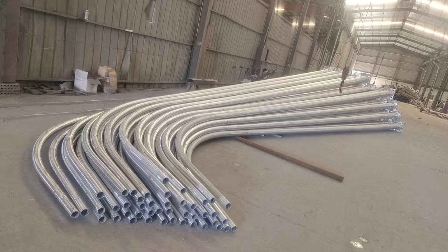 Steel Solar Street Lamp Pole