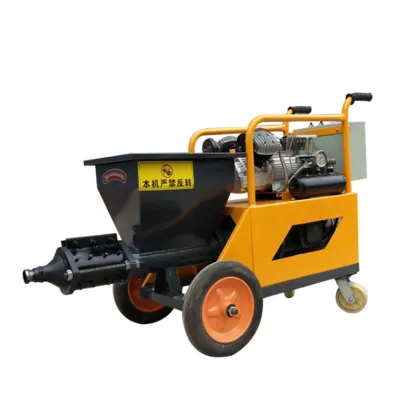 High Pressure Non-Gas Spraying Putty Machine Plastering Station Mortar Spraying Machine