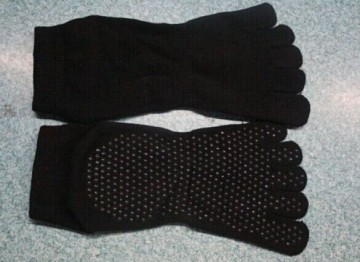 cotton yoga socks with grips