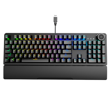 Ofis ve öğrenme için renkli arka ışık RGB oyun klavyesi GK515
