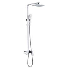 Modern Solid Brass Exposed Bath Shower Mixer