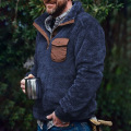 Men's Sherpa Hoodie Pullover Sweatshirt