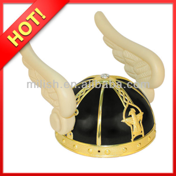 Party Plastic Medieval angel helmet with wings MHH78