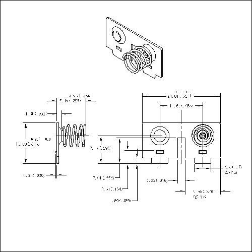 Battery Contacts FOR L5214 XR BS-S-SI-R-L5214XR