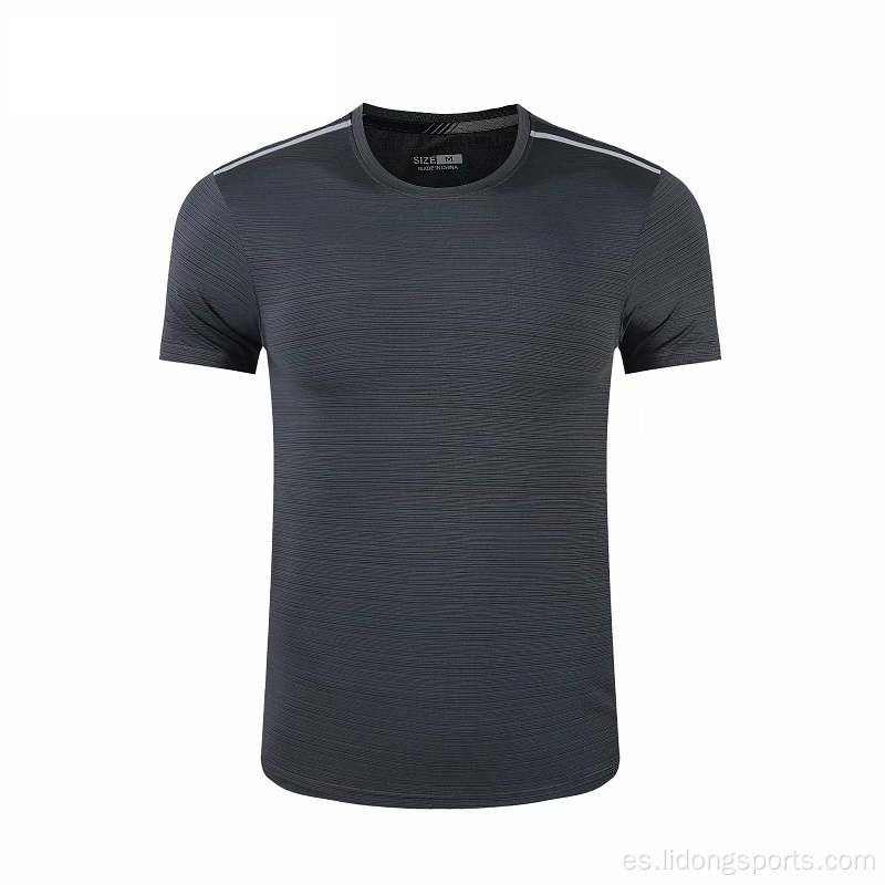 Camiseta de camiseta de calidad para hombres de verano camisetas reflectantes reflectantes