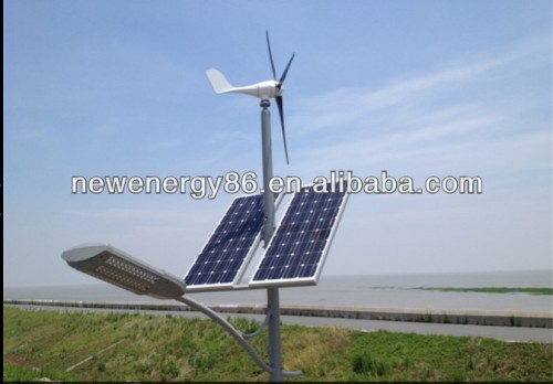 small wind turbine 300w wind solar hybird street led