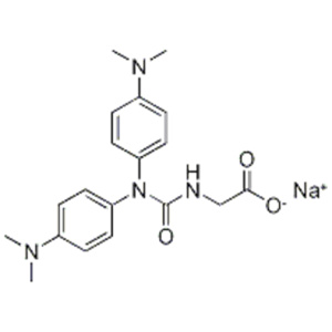 Glycine,N-[[bis[4-(dimethylamino)phenyl]amino]carbonyl]-, sodium salt (1:1) CAS 115871-19-7