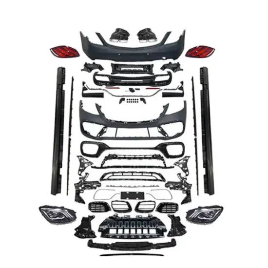 Car Body Kit for Mercedes-Benz S-Class W222 2018-2020 S63 - Front & Rear Bumper with Grille, Headlights, Taillights
