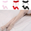 sexy lingerie porno garter underwear costumes new intimates Hot Sale Womens tight Hot Lace Soft Top Thigh-Highs Stockings