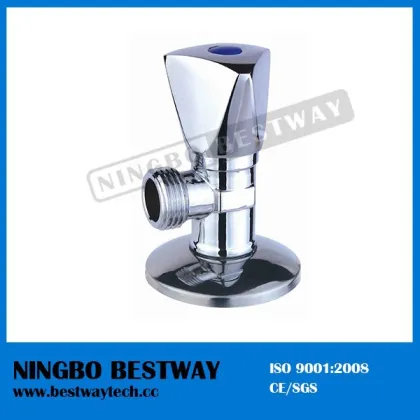 Brass Hexagonal Toilet Angle Valve with Zinc Handle