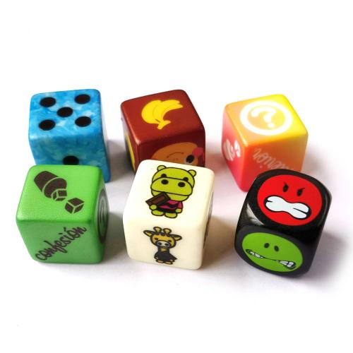 UV Printing Dice, CMYK Full Color Full Size Printing