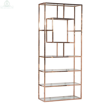 High-Quality Luxury Wine Rack with Stainless Steel Glass Top: Perfect Wedding Shelves and Back Bar Display - For Sale