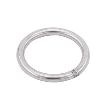 304 Stainless Steel Seamless Circular Rings for Rigging, Marine, Boats, Hammocks - Solid and Smooth O-Ring