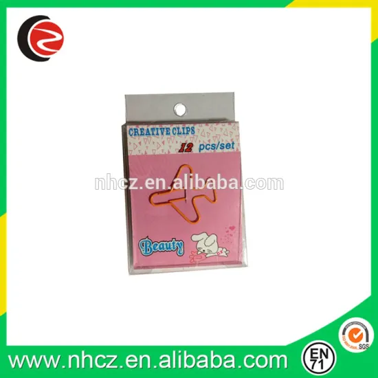 Airplane Paper Clips in PET Box