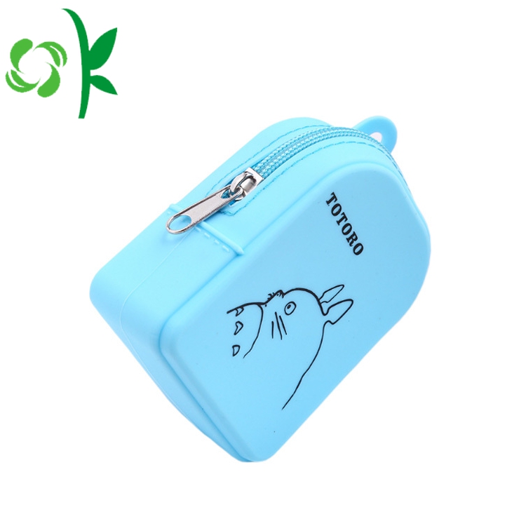 Small Silicone Coin Purse Lovely Cartoon Mini Wallet